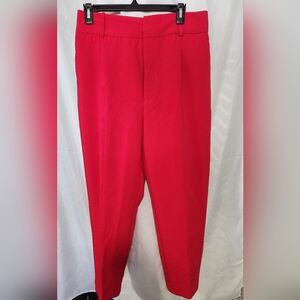 Zara Bold Scarlet Trousers